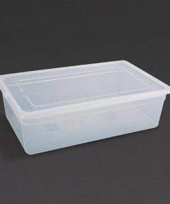 Vogue Polypropylene 1/1 Gastronorm Container with Lid 150mm (Pack of 2) (GJ512)