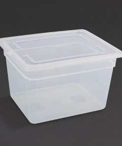 Vogue Polypropylene 1/2 Gastronorm Container with Lid 200mm (Pack of 4) (GJ517)