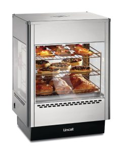 Lincat Seal Heated Double Door Merchandiser with Static Rack UMS50D (GJ752)