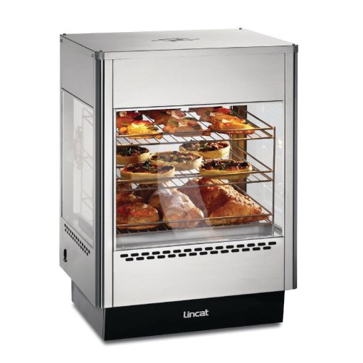 Lincat Seal Heated Double Door Merchandiser with Static Rack UMS50D (GJ752)