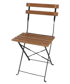 GJ766 - Bolero Faux Wood Bistro Chair (Pack 2) (GJ766)
