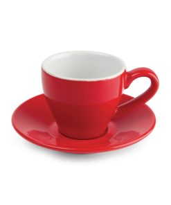Olympia Cafe Espresso Cups Red 100ml (Pack of 12) (GK070)
