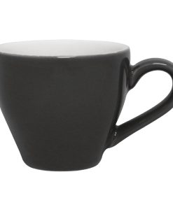 Olympia Cafe Espresso Cups Charcoal 100ml (Pack of 12) (GK072)