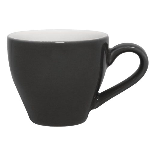Olympia Cafe Espresso Cups Charcoal 100ml (Pack of 12) (GK072)