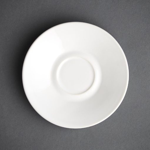Olympia Cafe Espresso Saucers White 116.5mm (Pack of 12) (GK086)