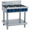 Blue Seal Evolution Cooktop 6 Open Burners Nat Gas on Stand 900mm G516D-LS/N (GK151-N)