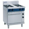 Blue Seal Evolution 4 Burner Electric Static Oven Natural Gas 750mm GE505D/N (GK285-N)