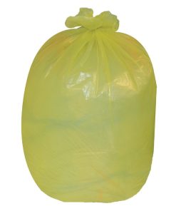 Jantex Large Medium Duty Yellow Bin Bags 90Ltr (Pack of 200) (GK684)
