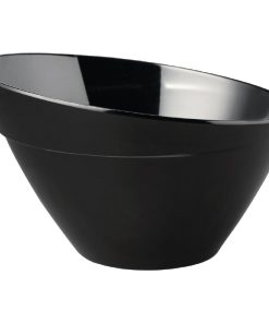 APS Balance Melamine Bowl Black 300mm (GK849)