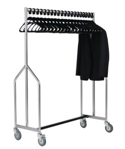 Heavy Duty Z Garment Rail With 20 Hangers (GK911)