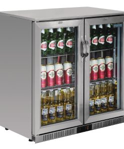 Polar G-Series Back Bar Cooler with Hinged Doors Stainless Steel 208Ltr (GL008)