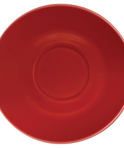 Olympia Cafe Saucers Red 158mm (Pack of 12) (GL047)