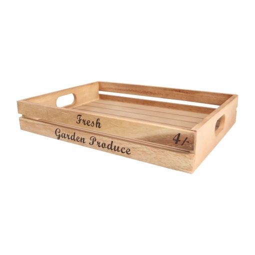 Large Rustic Fruit and Veg Crate (GL067)