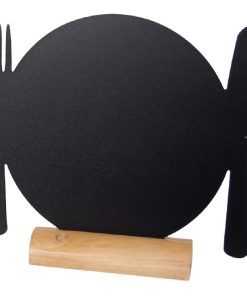 Securit Mini Plate Shaped Blackboards (Pack of 3) (GL112)
