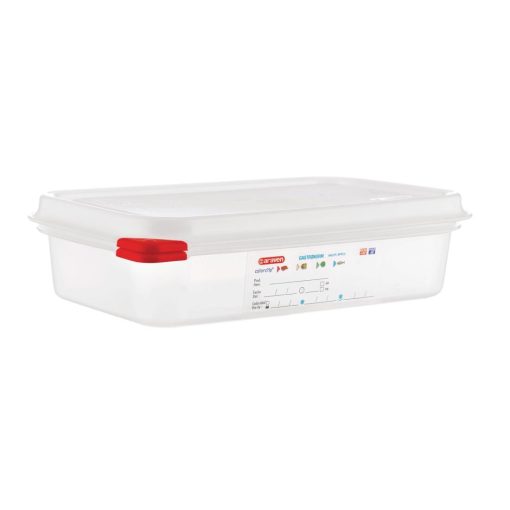 Araven Polypropylene 1/4 Gastronorm Food Containers 1.8Ltr (Pack of 4) (GL263)