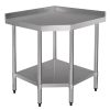 Vogue Stainless Steel Corner Table 700mm (GL278)