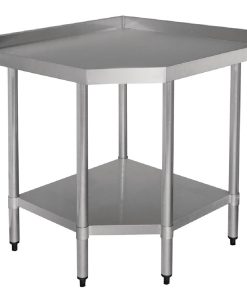 Vogue Stainless Steel Corner Table 700mm (GL278)