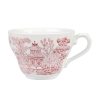 Churchill Vintage Prints Willow Georgian Teacup Cranberry 200ml (Pack of 12) (GL474)