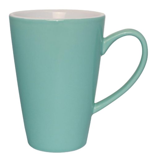 Olympia Cafe Latte Cups Aqua 340ml (Pack of 12) (GL489)