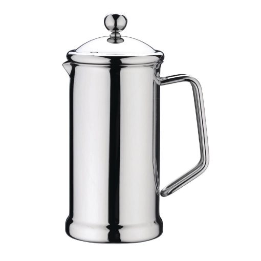 Olympia Polished Stainless Steel Cafetiere 6 Cup (GL648)