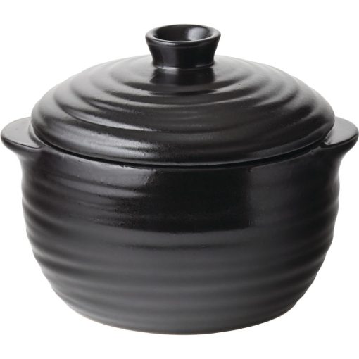 Utopia Tribeca Casserole Dish Ebony 0.65Ltr (Pack of 6) (GM050)