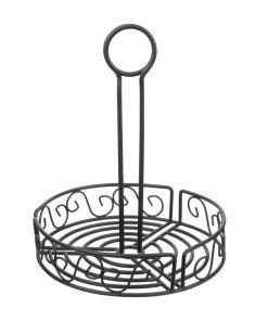 Olympia Wire Condiment Holder Black (GM245)