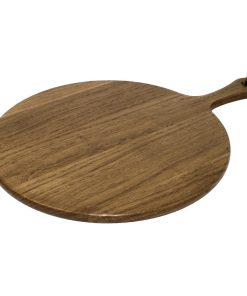 Olympia Acacia Wood Round Pizza Paddle Board 355mm (GM262)