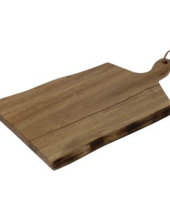 Olympia Acacia Wood Wavy Handled Wooden Board Small 305mm (GM263)