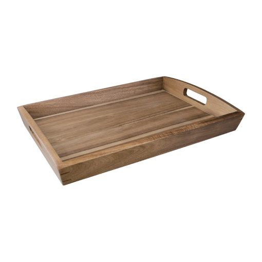 Olympia Large Acacia Wood Butler Tray 510mm (GM266) - CaterSpeed