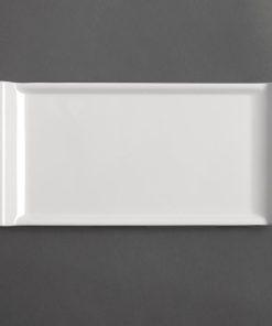 Kristallon Melamine Platter White 300 x 150mm (GM282)