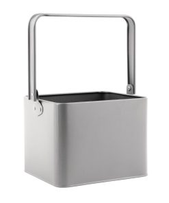 Olympia Galvanised Table Tidy Grey (GM296)