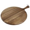 Olympia Acacia Wood Round Pizza Paddle Board 330mm (GM308)