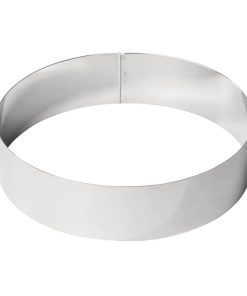 De Buyer Stainless Steel Mousse Ring 240 x 60mm (GM374)