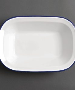 Olympia Enamel Dishes Rectangular 280 x 190mm (Pack of 6) (GM510)