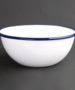 Olympia Enamel Bowls 155mm (Pack of 6) (GM514)