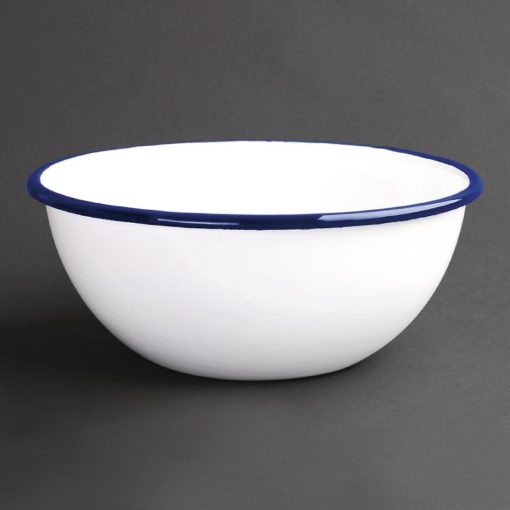 Olympia Enamel Bowls 155mm (Pack of 6) (GM514)