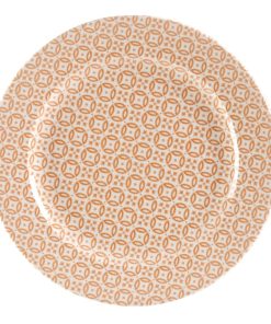 Churchill Moresque Prints Plate Orange 305mm (Pack of 12) (GM680)