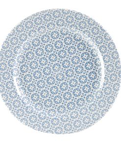 Churchill Moresque Prints Plate Blue 305mm (Pack of 12) (GM682)
