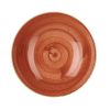 Churchill Stonecast Round Coupe Bowl Spiced Orange 182mm (Pack of 12) (GM684)
