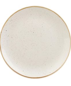 Churchill Stonecast Round Coupe Plate Barley White 286mm (Pack of 12) (GM685)