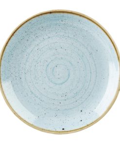 Churchill Stonecast Round Coupe Plate Duck Egg Blue 288mm (Pack of 12) (GM686)