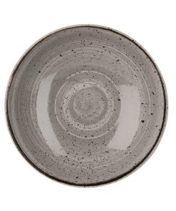 Churchill Stonecast Round Coupe Bowl Peppercorn Grey 220mm (Pack of 12) (GM687)