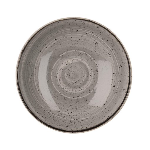 Churchill Stonecast Round Coupe Bowl Peppercorn Grey 220mm (Pack of 12) (GM687)