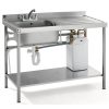 Parry Stainless Steel Fully Assembled Sink Right Hand Drainer 1200mm (GM998)