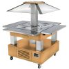 Roller Grill Chilled Salad Bar Square Light Wood (GP305)