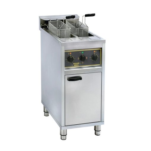 Roller Grill Twin Tank Twin Basket Free Standing Electric Fryer RFE20C (GP313)