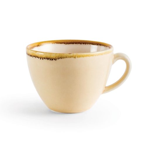 Olympia Kiln Cappuccino Cup Sandstone 230ml (Pack of 6) (GP330)