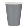 Fiesta Single Wall Takeaway Coffee Cups Charcoal 340ml / 12oz (Pack of 1000) (GP416)