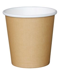 Fiesta Disposable Espresso Cups Single Wall Kraft 112ml / 4oz (Pack of 50) (GP446)