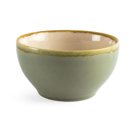 Olympia Kiln Round Bowl Moss 140mm (Pack of 6) (GP469)